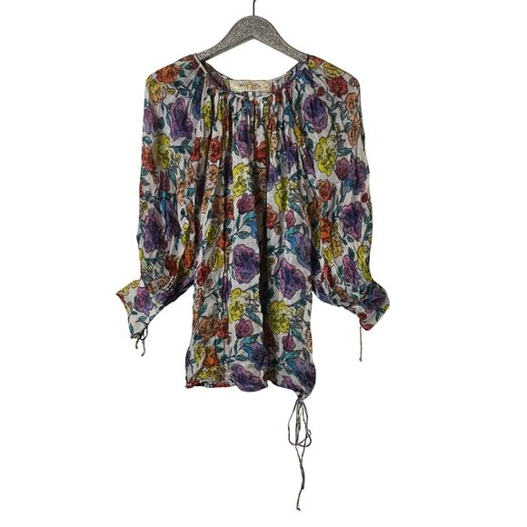 Jen's Pirate Booty Carnivale Tunic Floral Print NEW - Picture 1 of 12